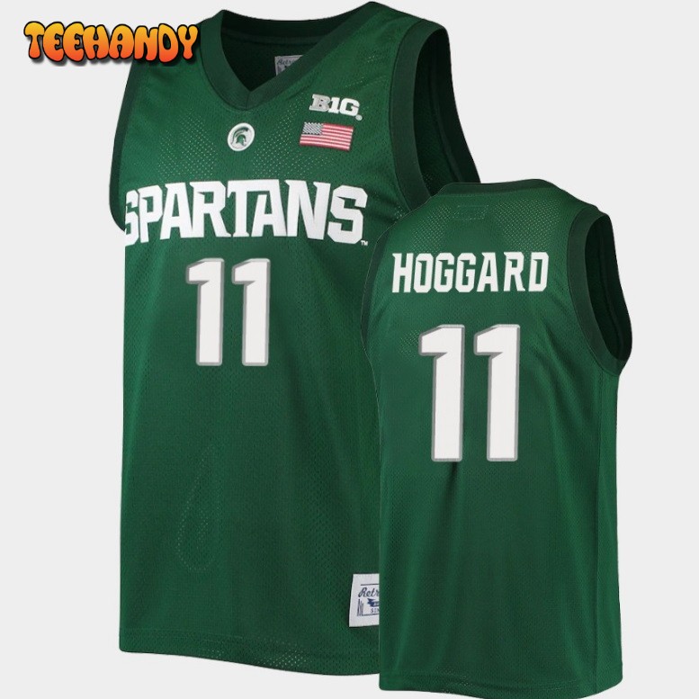 Men’s Michigan State Spartans A.J. Hoggard Green Alumni Commemorative Jersey