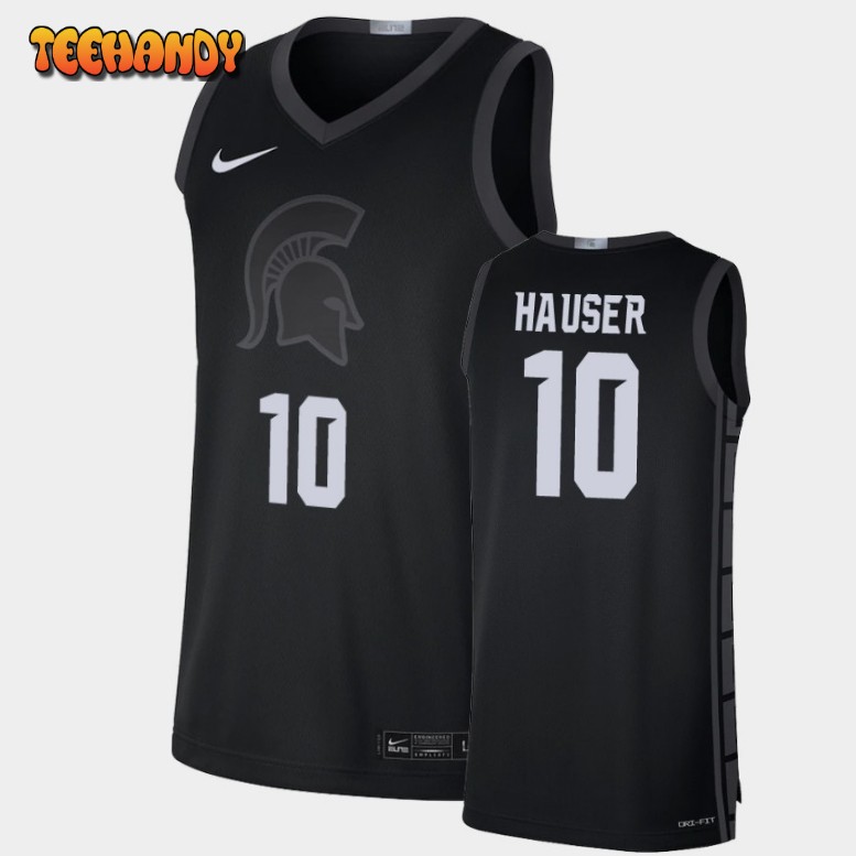 Men’s Michigan State Spartans Joey Hauser Black Limited Jersey