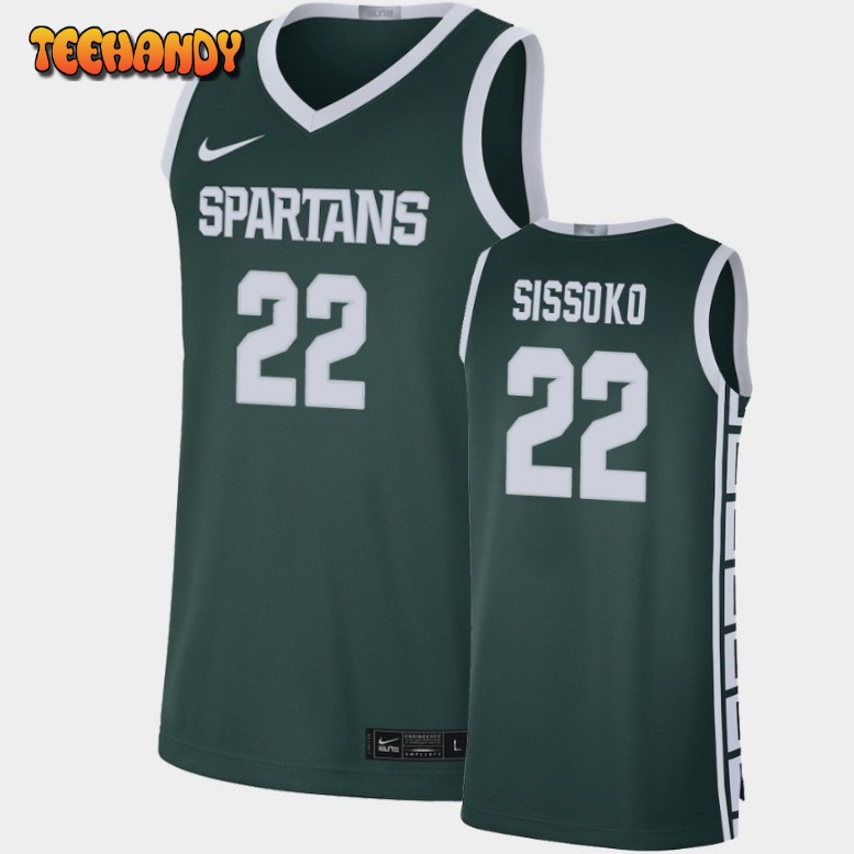 Men’s Michigan State Spartans Mady Sissoko Green Alumni Limited Jersey