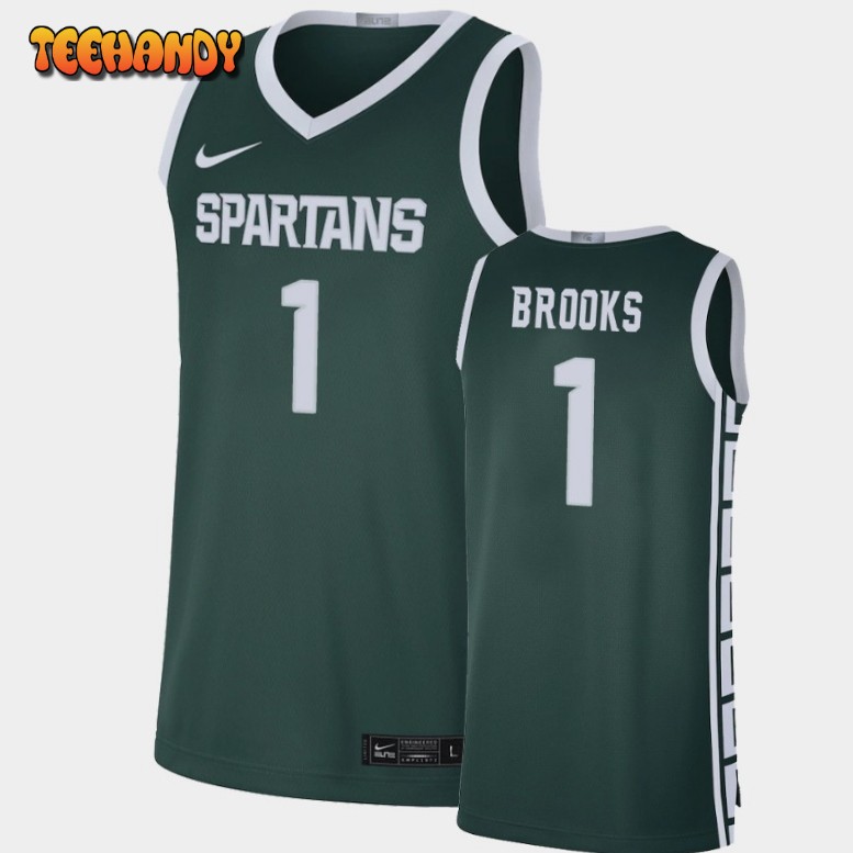 Men’s Michigan State Spartans Pierre Brooks Green Alumni Limited Jersey