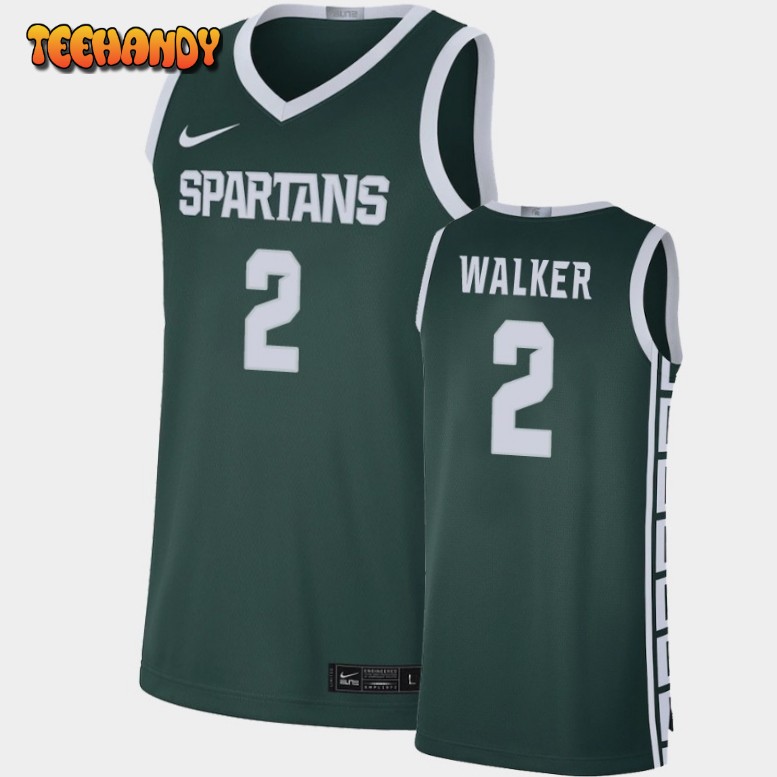 Men’s Michigan State Spartans Tyson Walker Green Alumni Limited Jersey