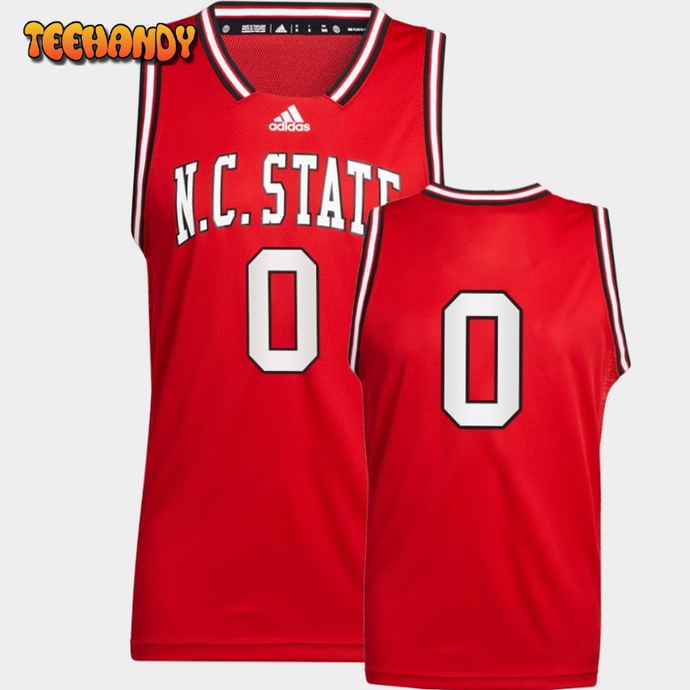 Men’s NC State Wolfpack Terquavion Smith Red Reverse Retro College Jersey