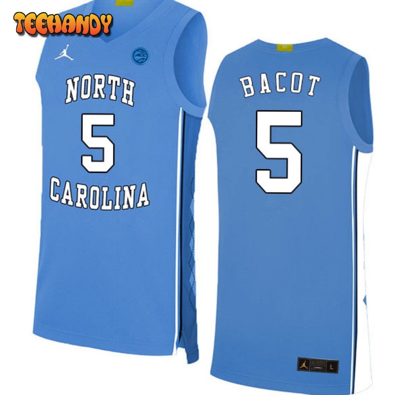 Men’s North Carolina Tar Heels Armando Bacot College Basketball Blue Jersey