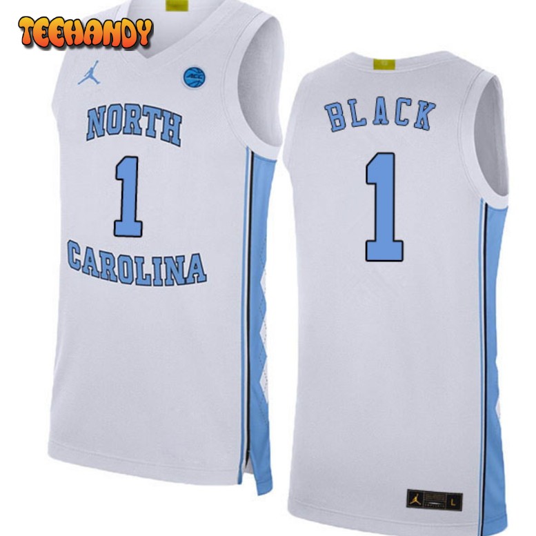 Men’s North Carolina Tar Heels Leaky Black College Basketball White Jersey