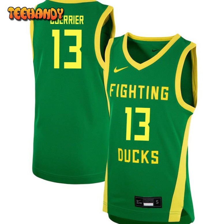 Men’s Oregon Ducks Quincy Guerrier College Basketball Green Jersey