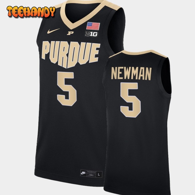 Men’s Purdue Boilermakers Brandon Newman Black College Jersey