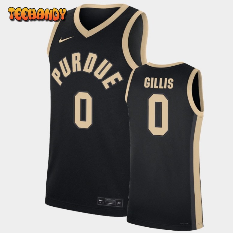 Men's Purdue Boilermakers Mason Gillis Black Replica Jersey