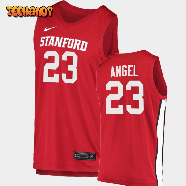 Men’s Stanford Cardinal Brandon Angel Red College Basketball Jersey