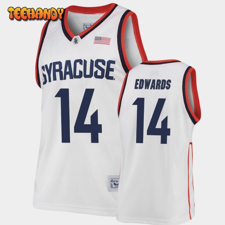 Men’s Syracuse Orange Jesse Edwards White Alumni Commemorative Jersey