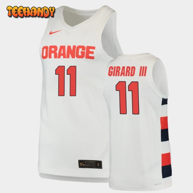 Men’s Syracuse Orange Joseph Girard III White Replica Basketball Jersey