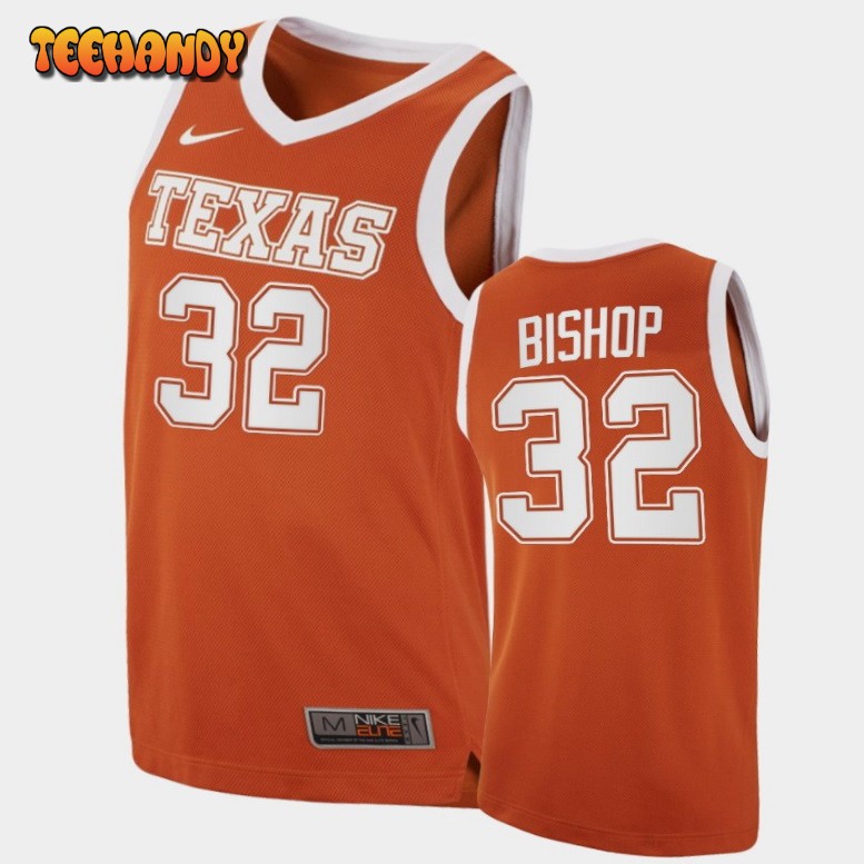 Men’s Texas Longhorns Christian Bishop Orange College Basketball Jersey