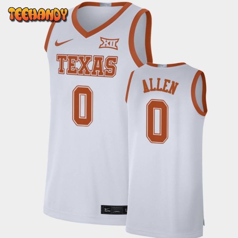 Men’s Texas Longhorns Timmy Allen White Alumni Limited Basketball Jersey