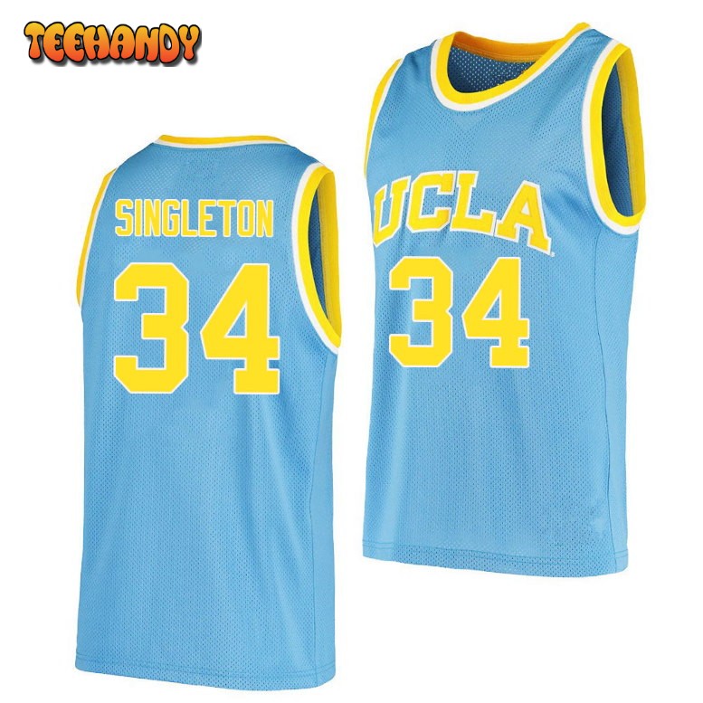 Men’s UCLA Bruins David Singleton College Retro Blue Jersey