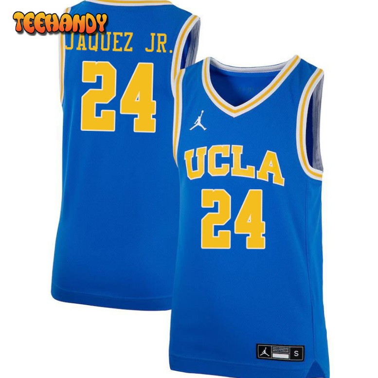 Men’s UCLA Bruins Jaime Jaquez Jr. College Basketball Blue Jersey