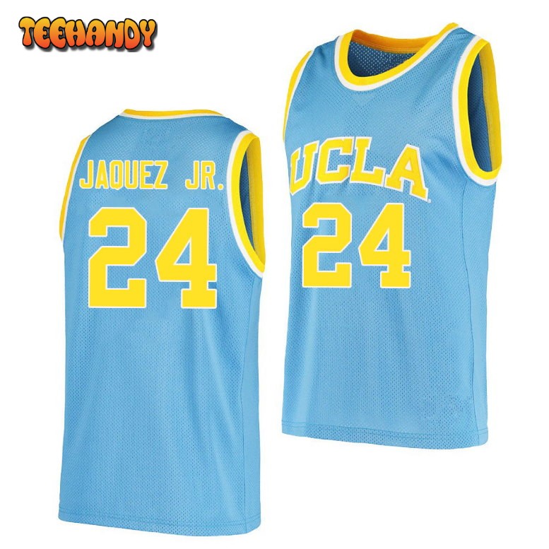 Men’s UCLA Bruins Jaime Jaquez Jr. College Retro Blue Jersey