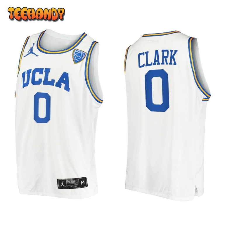 Men’s UCLA Bruins Jaylen Clark College Basketball White Jersey