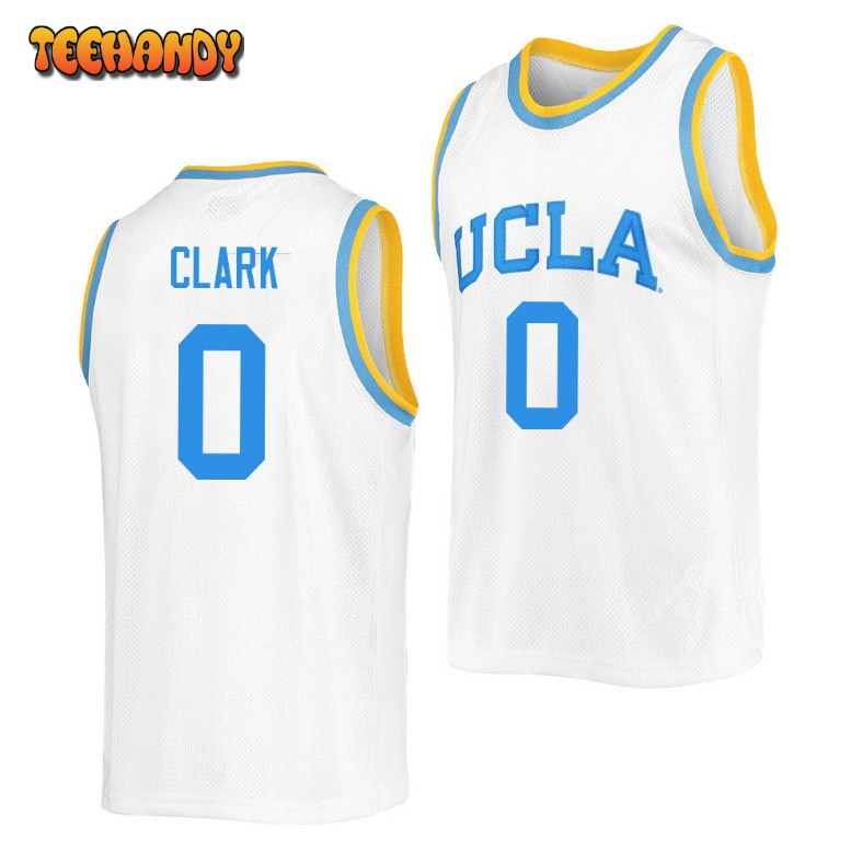 Men’s UCLA Bruins Jaylen Clark College Retro White Jersey