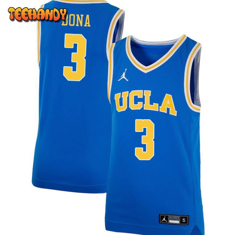 Men’s UCLA Bruins Jordan Brand Adem Bona College Basketball Blue Jersey