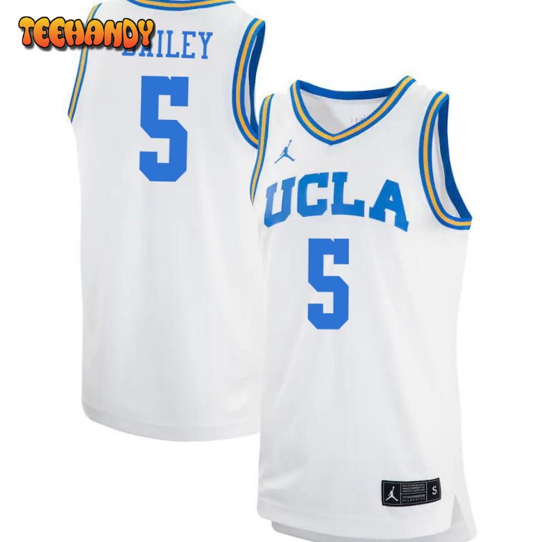 Men’s UCLA Bruins Jordan Brand Amari Bailey College Basketball White Jersey