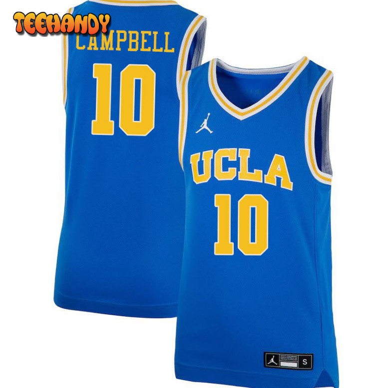 Men’s UCLA Bruins Tyger Campbell College Basketball Blue Jersey