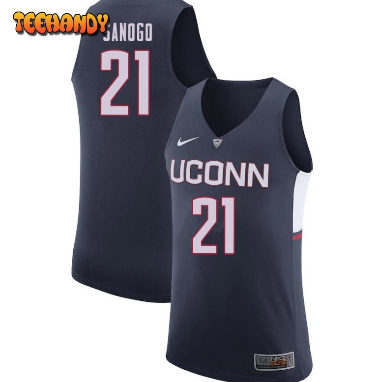 Men’s Uconn Huskies Adama Sanogo College Basketball Navy Jersey