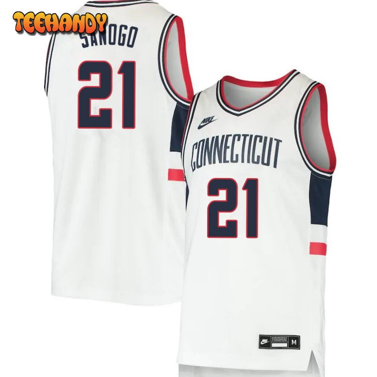 Men’s Uconn Huskies Adama Sanogo College Basketball Throwback Jersey