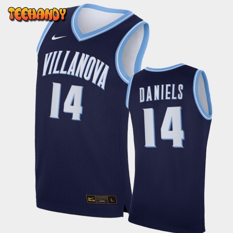 Men’s Villanova Wildcats Caleb Daniels Navy Replica College Jersey