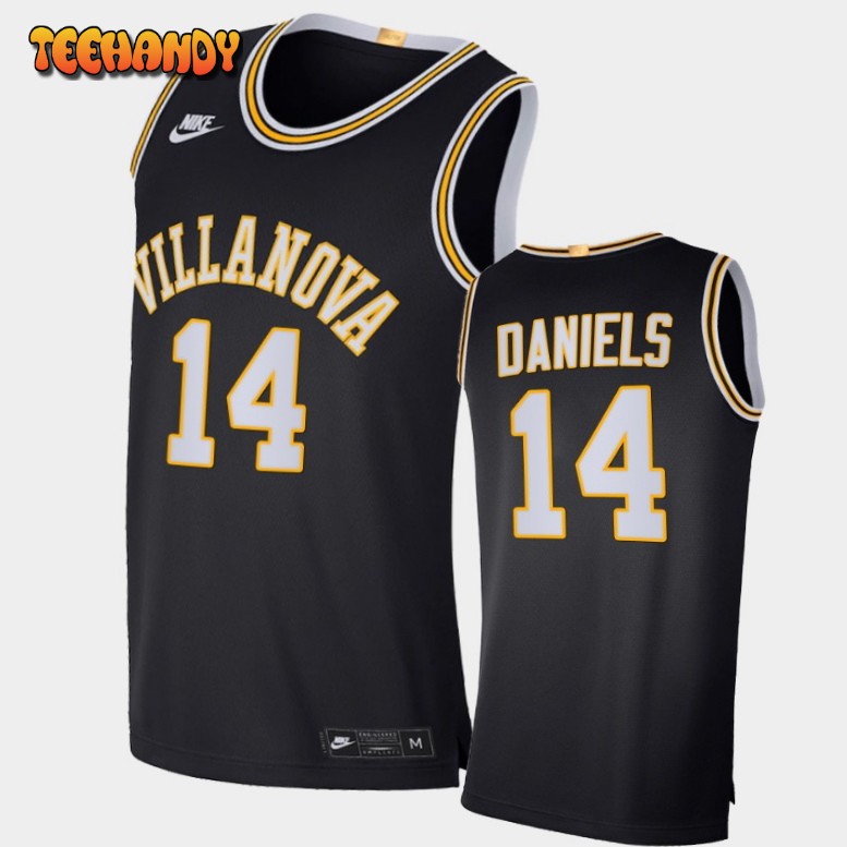 Men’s Villanova Wildcats Caleb Daniels Navy Retro Limited Elite Jersey