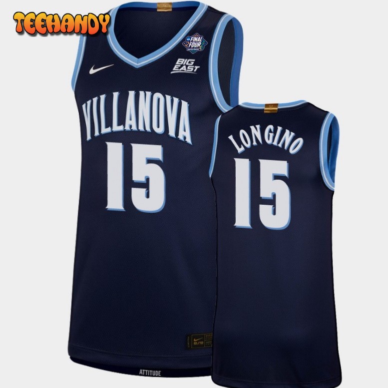 Men’s Villanova Wildcats Jordan Longino Navy Madness Limited Jersey