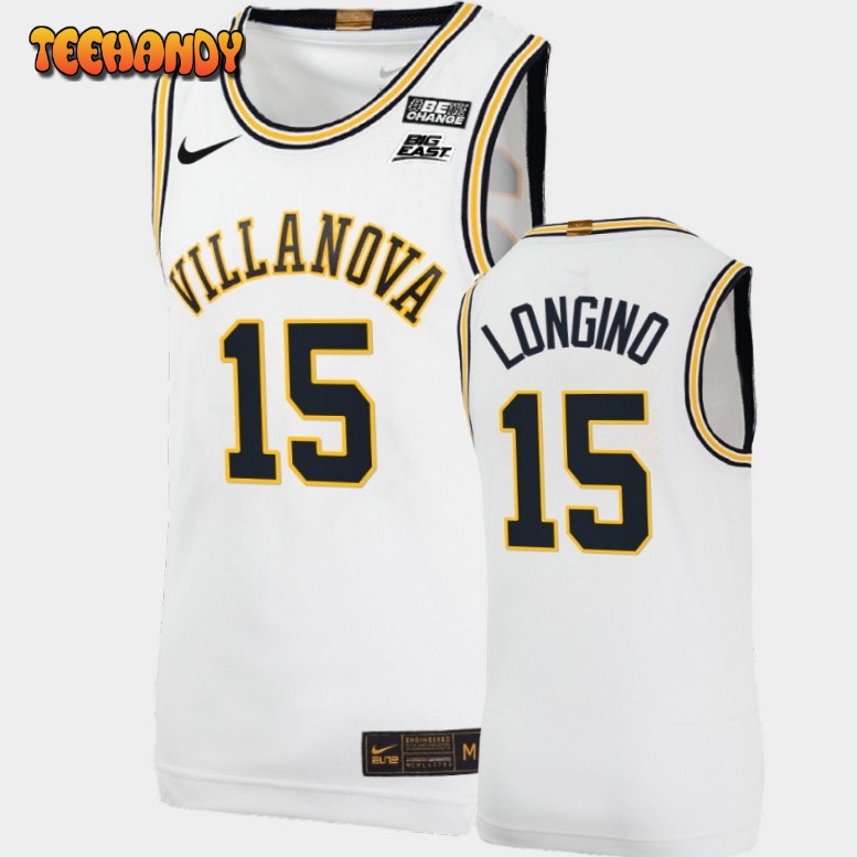 Men’s Villanova Wildcats Jordan Longino White Throwback College Jersey