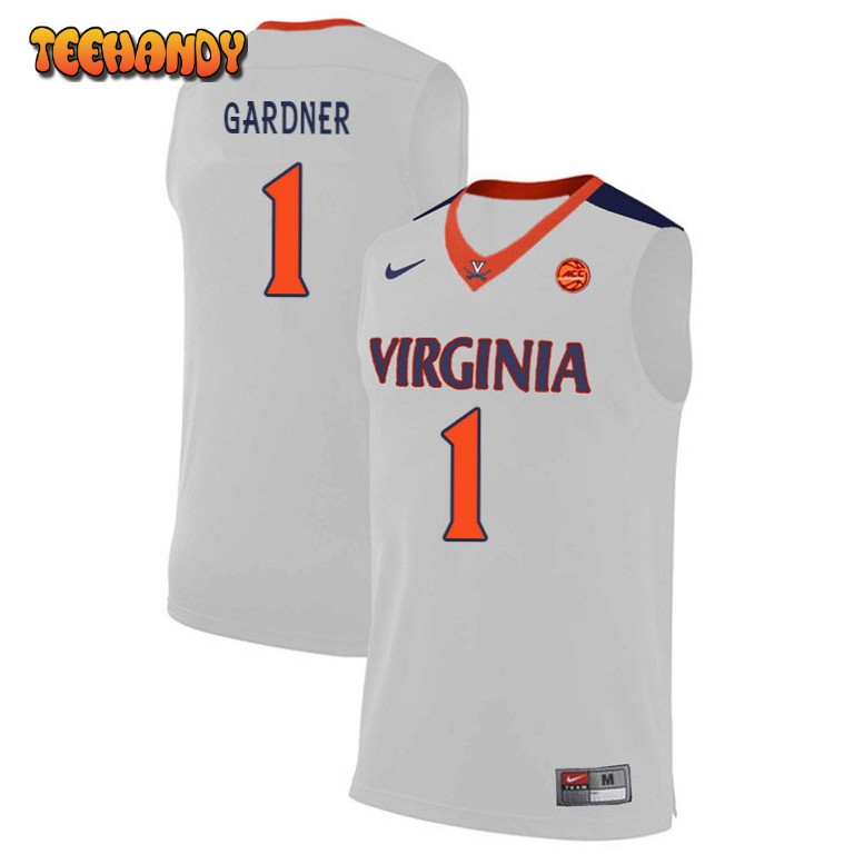 Men’s Virginia Cavaliers Jayden Gardner College Basketball White Jersey