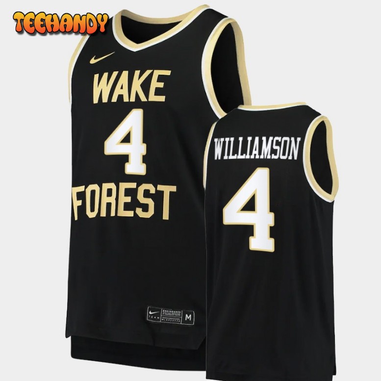 Men’s Wake Forest Demon Deacons Daivien Williamson Black College Jersey