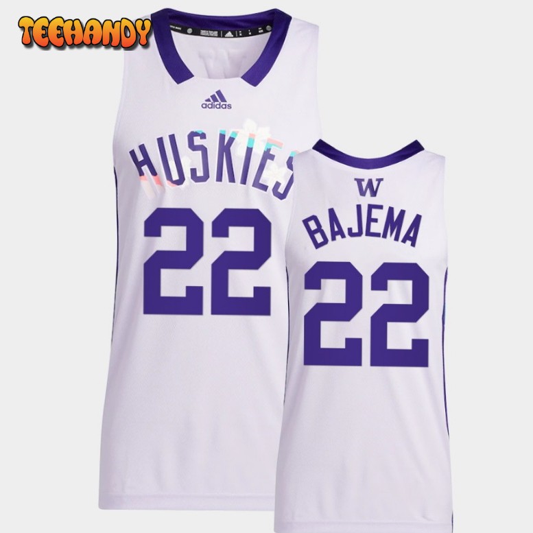 Men’s Washington Huskies Cole Bajema White Honoring Black Jersey