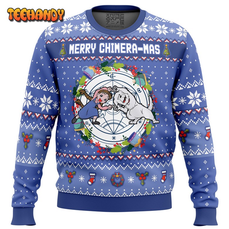 Merry Chimera-mas Fullmetal Alchemist Christmas Sweater