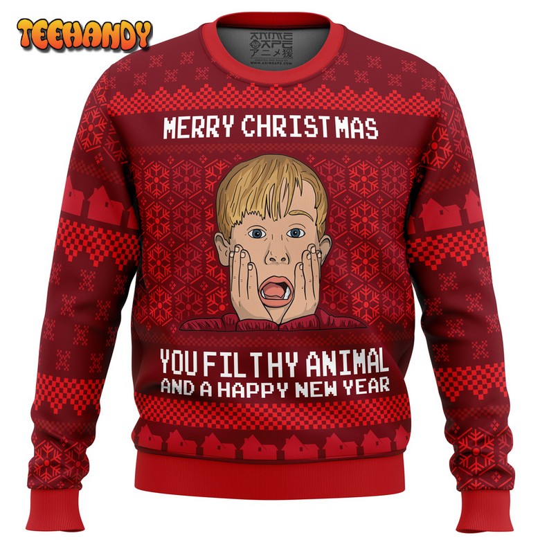 Merry Christmas Home Alone Ugly Christmas Sweater