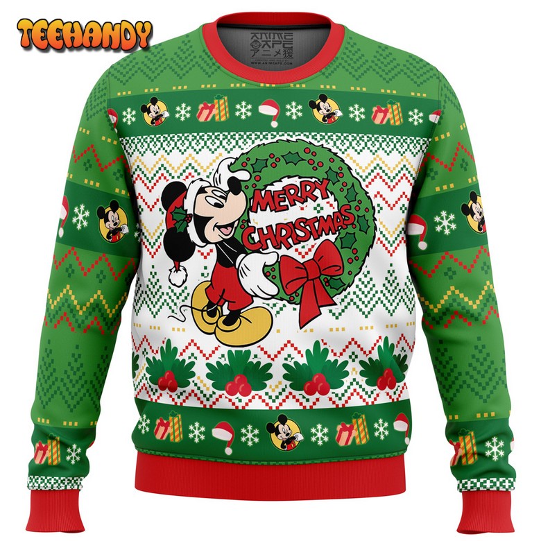 Merry Christmas Mickey Mouse Disney Ugly Christmas Sweater