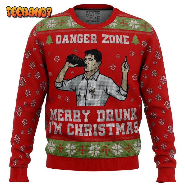 Merry Drunk I’m Christmas Sterling Archer Ugly Christmas Sweater