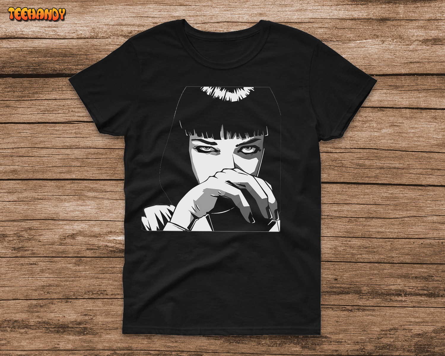 Mia Wallace T-Shirt  Funny Uma Thurman Pulp Fiction T Shirt