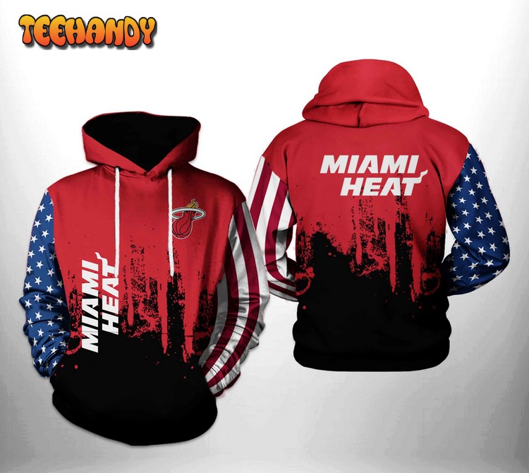 Miami Heat NBA Team US 3D Printed Hoodie Zipper Hoodie