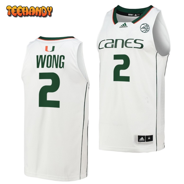 Isaiah Wong Jersey Miami Hurricanes College Basketball Black #2