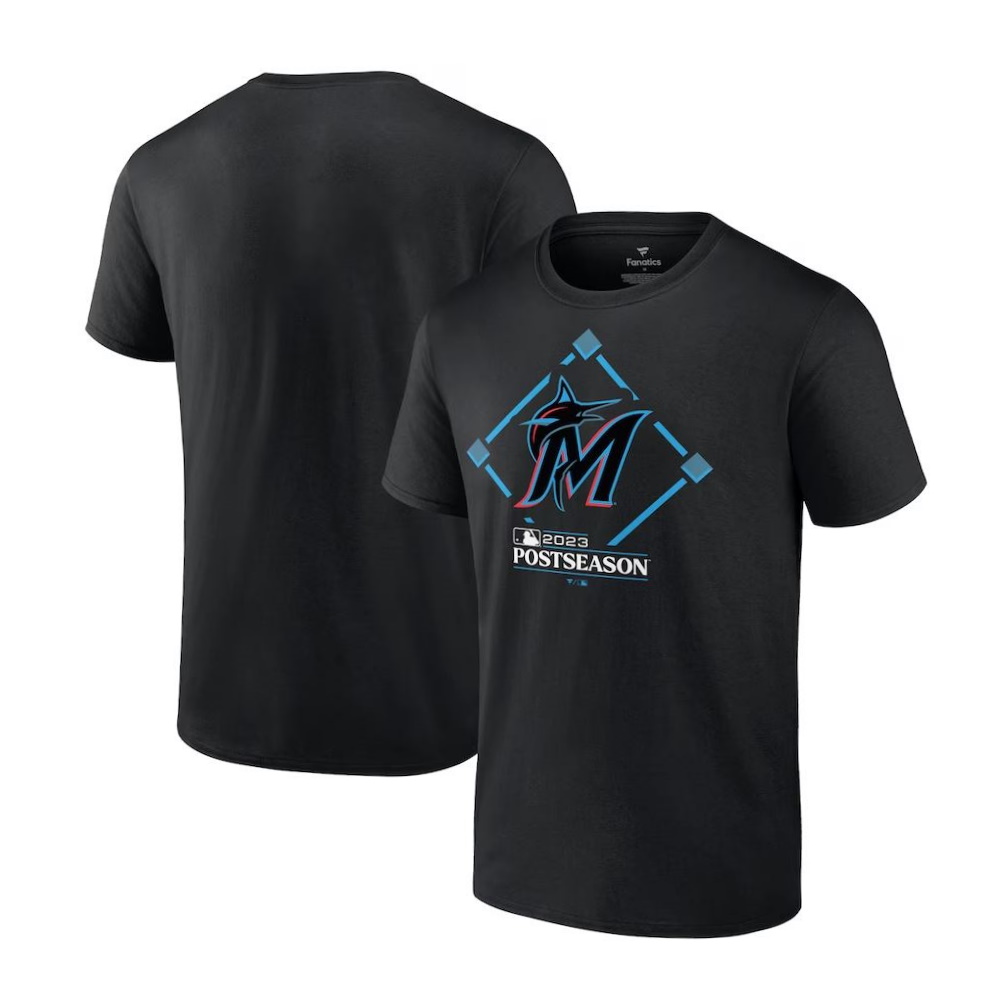 Miami Marlins 2023 Postseason Around the Horn T-Shirt