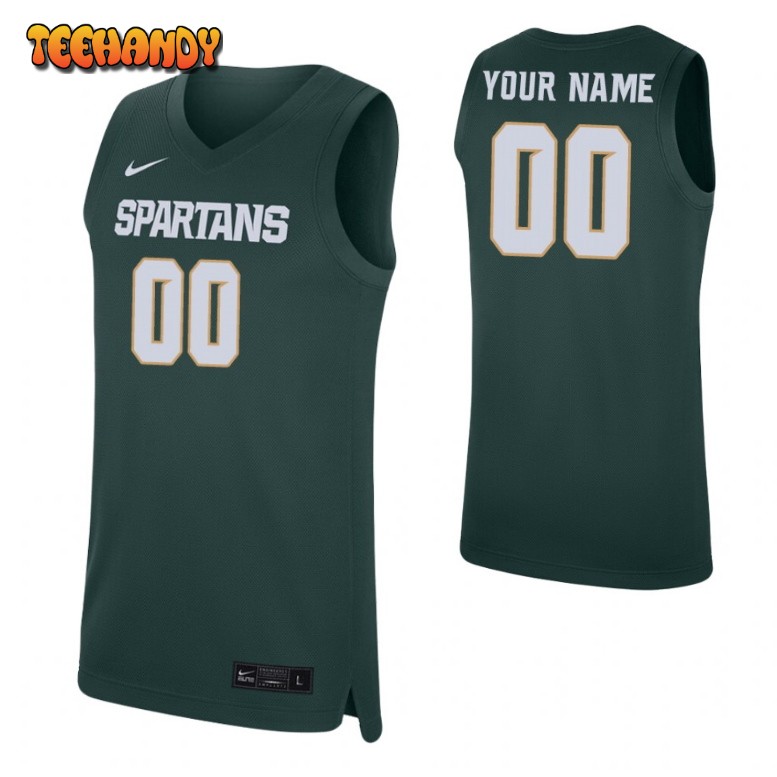 Michigan State Spartans Custom Green Replica College Basketball Jersey