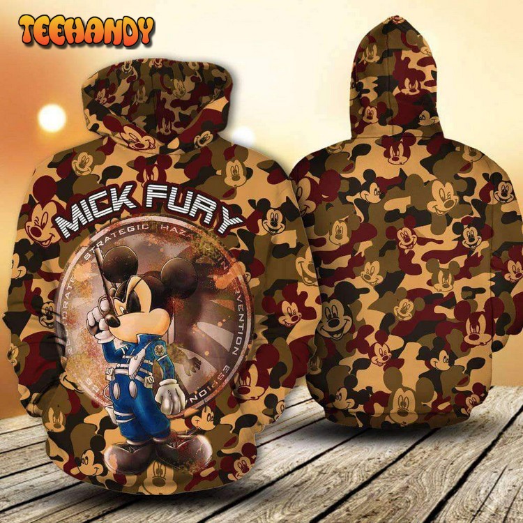 Mick Fury – Hoodie 3D Printed Hoodie Zipper Hoodie