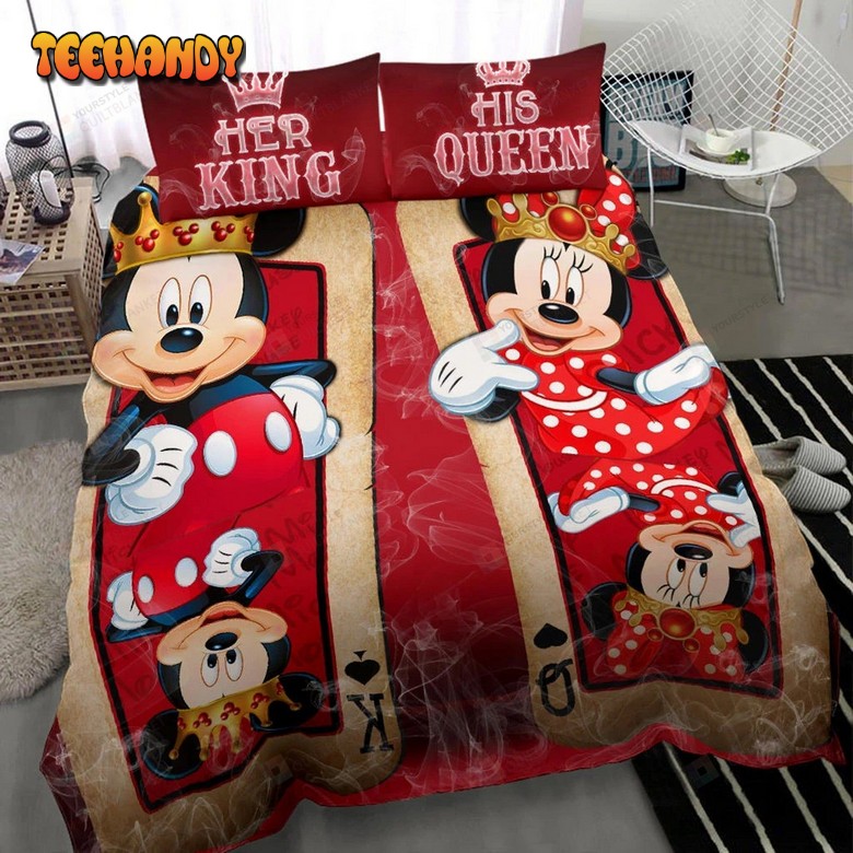 Mickey Mouse – Minnie Mouse Duvet Cover Bedding Set