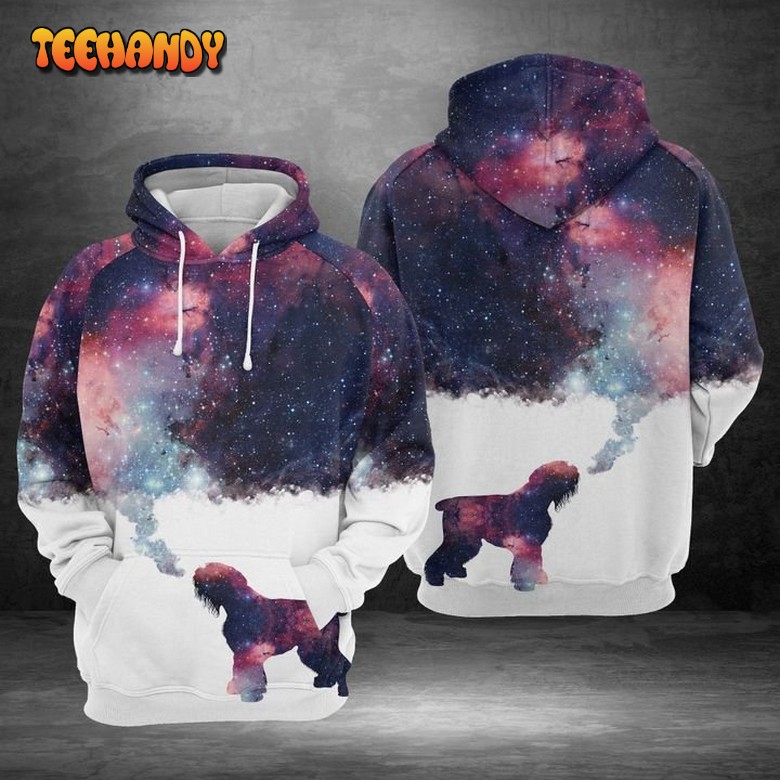 Miniature Schnauzer Galaxy 3D Printed HoodieZipper Hoodie