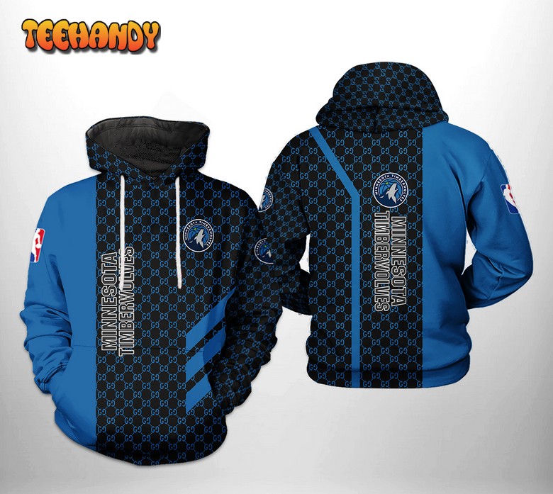 Minnesota Timberwolves NBA 3D Printed HoodieZipper Hoodie