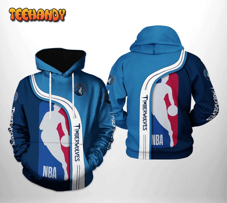 Minnesota Timberwolves NBA Team 3D Printed HoodieZipper Hoodie