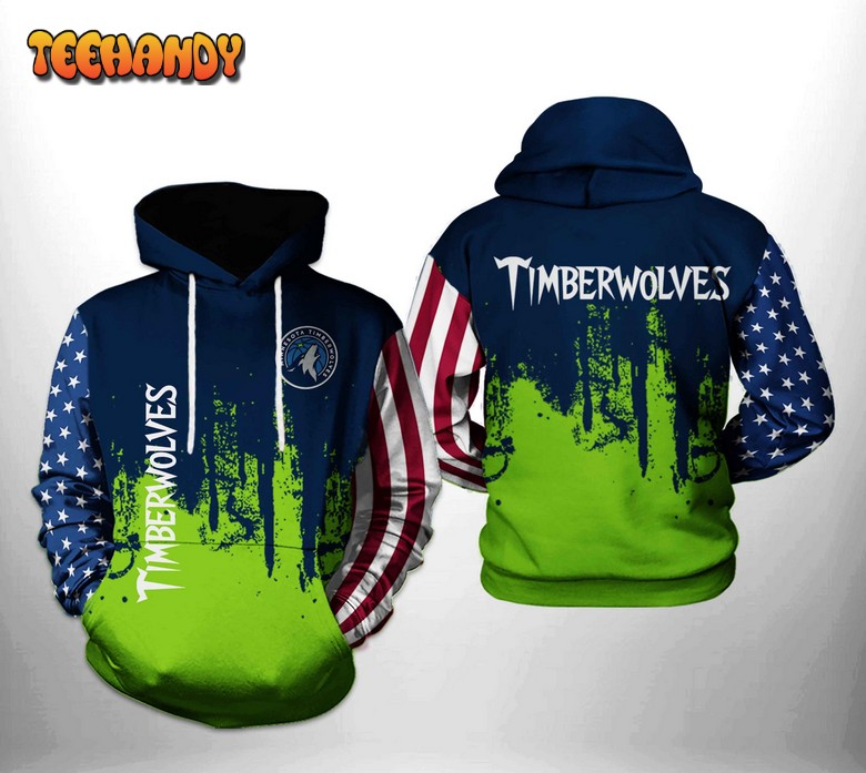 Minnesota Timberwolves NBA Team US 3D Printed Hoodie