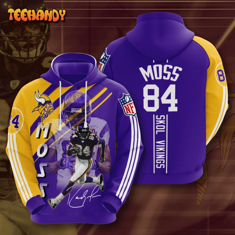 Minnesota Vikings 3D Printed Hoodie Zipper Hoodie