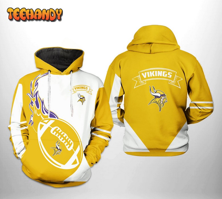 Minnesota Vikings NFL Classic 3D Printed Hoodie Zipper Hoodie